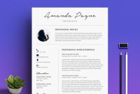 Credit Card Size Template for Word Awesome Minimal Resume Cv Template Bonus Creative Resume