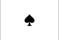 Custom Playing Card Template Awesome Ace Of Spades Wikipedia