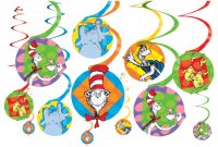 Dr Seuss Birthday Card Template Awesome Amscan Dr Seuss Paper Swirl Decorations Multicolor 12 Decorations Per Pack Set Of 3 Packs Item 3636256