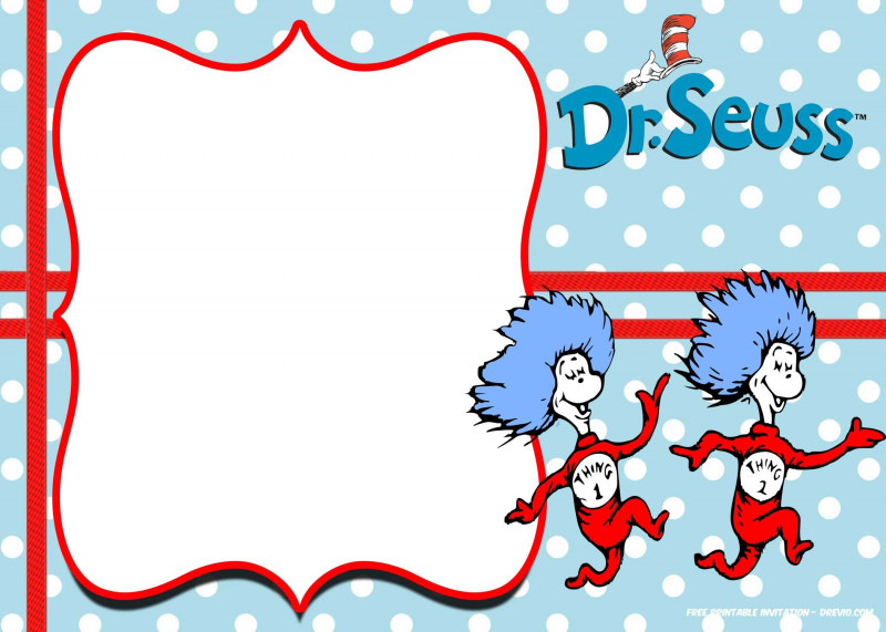 Dr Seuss Birthday Card Template Unique 3531 Best Invitation Ideas Template Images Birthday