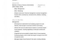 Fake College Report Card Template Unique 50 College Student Resume Templates format A Templatelab