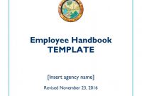 Free Pledge Card Template Unique 42 Best Employee Handbook Templates Examples A Templatelab