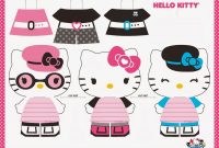 Frozen Birthday Card Template New Hello Kitty Party Free Printable Paper Dolls Oh My Fiesta