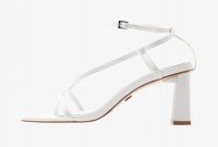 High Heel Shoe Template for Card New Nico Heel T Bar Sandals White