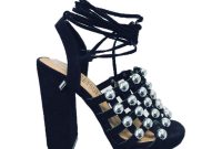 High Heel Shoe Template for Card Unique Details About Woman Ladies Bubble Studded Chunky High Heels Platform Sandals Shoes Size 3 8