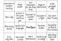 Ice Breaker Bingo Card Template Awesome People Bingo Icebreaker Worksheet Printable Worksheets and