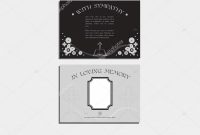In Memory Cards Templates New A Funeral Cards Templates Royalty Free Funeral Frame