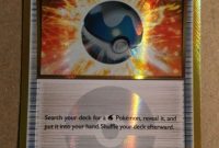Mtg Card Printing Template Unique 161 160 Secret Rare Card Pokemon Primal Clash Dive Ball