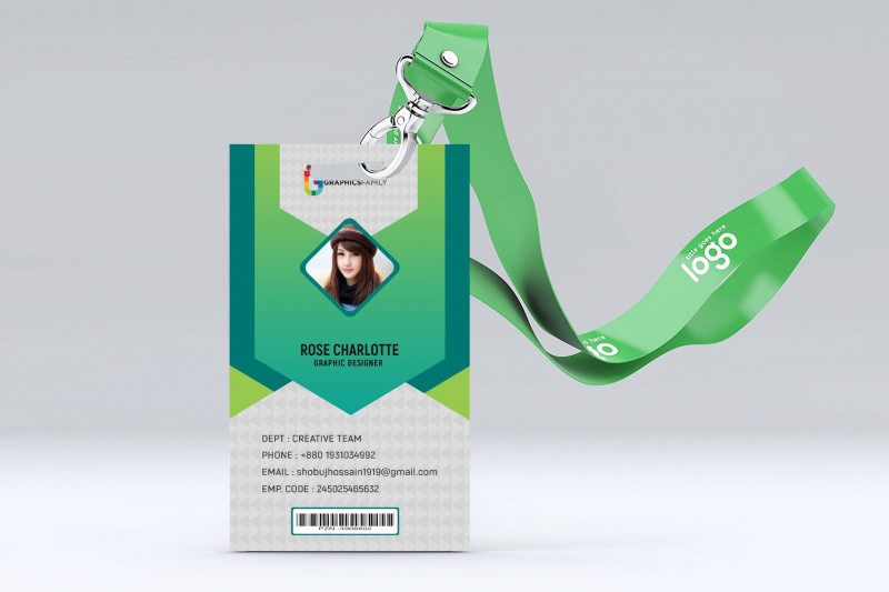 Name Card Photoshop Template Unique Modern Id Card Design Template Free ...