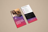 Name Card Template Photoshop Awesome Corporate Rack Card by Rajib Das On Dribbble