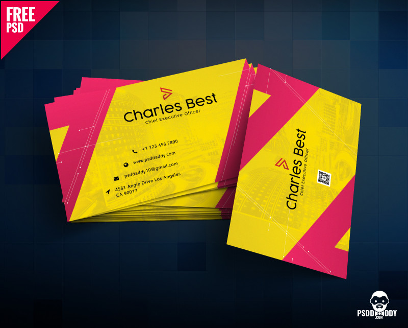 Photography Business Card Template Photoshop Awesome 150 Free Business Card Psd Templates