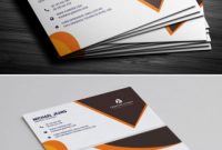 Photoshop Business Card Template with Bleed Awesome Modern Business Card Template Business Card Template