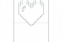 Pixel Heart Pop Up Card Template Unique Pop Up Card Templates Rxy52 Agbc