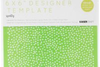 Pvc Id Card Template Awesome Kaisercraft Designer Template 6×6 Paw Prints Schablonen