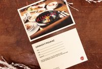 Recipe Card Design Template Unique Gift Cards now Available Kimchi