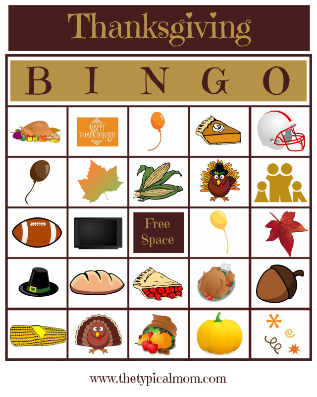 Thanksgiving Place Cards Template Unique Free Printable Thanksgiving Bingo Thanksgiving Bingo