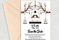 Three Fold Card Template Unique Save the Date Card Template by Designhub thehungryjpeg Com