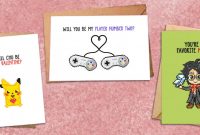 Valentine Card Template for Kids New Thrill Your Valentine with these Preciously Nerdy Cards