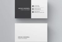 Visiting Card Psd Template Free Download Awesome Word Business Cards Templates