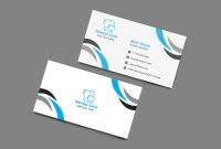Visiting Card Template Psd Free Download Unique Dentist Business Card Template