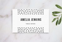 Wedding Place Card Template Free Word Unique Microsoft Word Place Card Template Addictionary