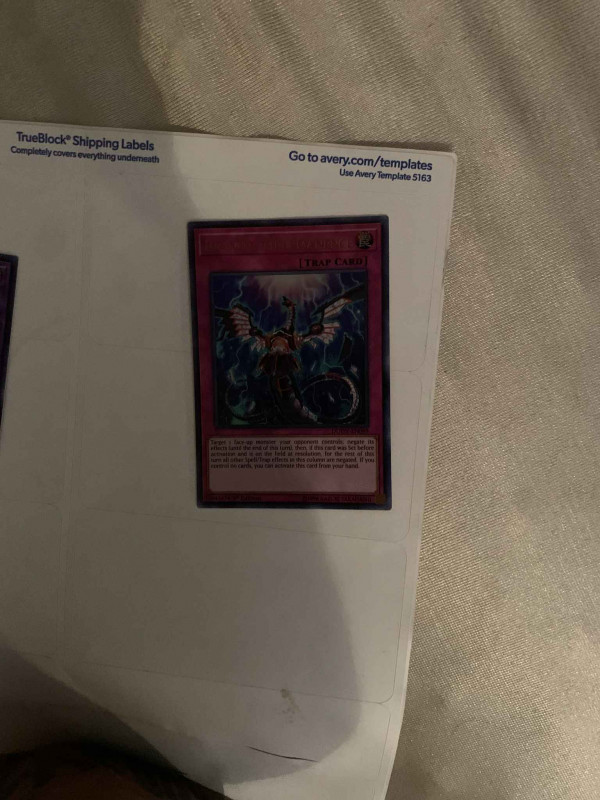 Yugioh Card Template New Infinite Impermanence