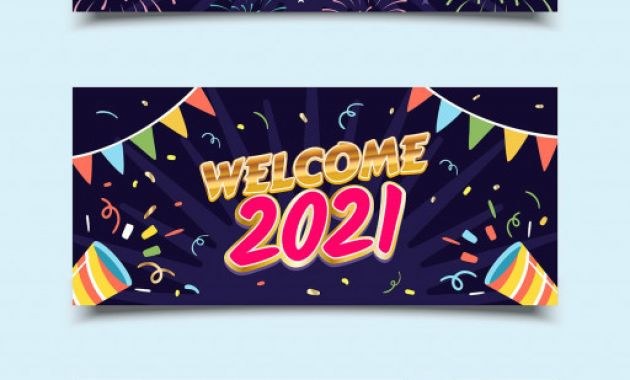 New Year Wishes and Messages for 2021 Unique Happy New Year 2021 Greetings Banner Templates Download