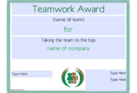 10 Free Efficiency Award Certificate Templates – Ms Office Guru intended for Free Teamwork Certificate Templates 10 Team Awards