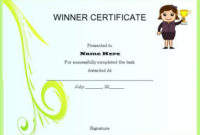 10+ Winner Certificate Templates | Free Printable Word & Pdf for Winner Certificate Template