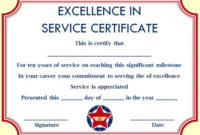 10 Years Service Award Certificate: 10 Templates To Honor with regard to Happy New Year Certificate Template Free 2019 Ideas