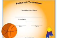 13 Free Sample Basketball Certificate Templates – Printable pertaining to Fresh Basketball Certificate Template Free 13 Designs