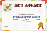 20 Art Certificate Templates (To Reward Immense Talent In inside Unique Drawing Competition Certificate Template 7 Designs