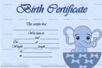22+ Birth Certificate Templates – Editable & Printable Designs within Best Fillable Birth Certificate Template