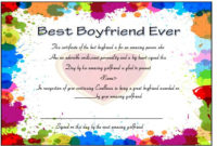 23 Best Boyfriend Certificates That Can Make Your Loved Ones with Best Girlfriend Certificate 10 Love Templates