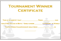 23 Free Printable Chess Certificates You Can Use For Chess in Best Chess Tournament Certificate Template Free 8 Ideas