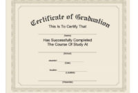 40+ Graduation Certificate Templates & Diplomas – Printable intended for Free Printable Certificate Of Promotion 12 Designs