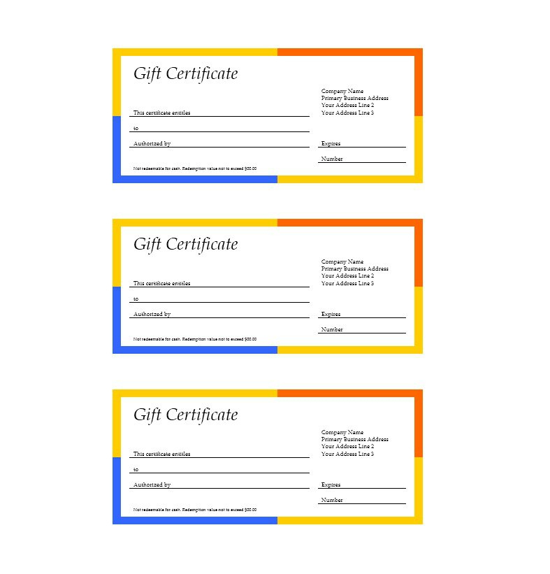 41 Free Gift Certificate Templates In Ms Word And In Pdf Format pertaining to Free 24 Martial Arts Certificate Templates 2020