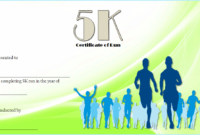 5K Certificate Of Completion Template Free 2 In 2020 throughout 5K Race Certificate Template