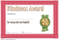 7+ Certificate Of Kindness Free Printable [2020 Ideas] pertaining to Kindness Certificate Template 7 New Ideas Free
