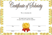 9 Sobriety Certificate Template Ideas | Certificate intended for Sobriety Certificate Template 10 Fresh Ideas Free