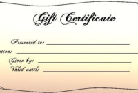 Another Wedding, Another Gift | Free Gift Certificate with regard to Baby Shower Gift Certificate Template Free 7 Ideas
