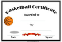 Basketball Certificates | Basketball Awards, Basketball intended for Best Basketball Certificate Template