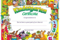 Certificate Kindergarten. Recognize A Child'S Early School pertaining to Unique Physical Education Certificate 8 Template Designs