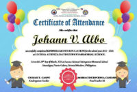 Certificate Of Attendance Templates Editable | Perfect throughout Fresh Perfect Attendance Certificate Template Editable