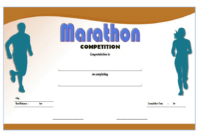 Chicago Marathon Finisher Certificate Free Printable 2 In with regard to Marathon Certificate Template 7 Fun Run Designs