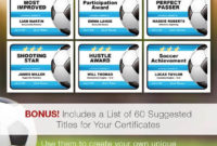 Coaches Series — Soccer Certificates: Editable, Designer with Soccer Certificate Template Free 21 Ideas