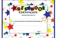 Color Craze Stars Preschool Certificates, 30/Pkg in Best Pre Kindergarten Diplomas Templates Printable Free
