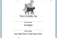 Dog Certificate Template 9 Free Pdf Documents Download Birth inside Pet Birth Certificate Template