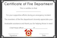 Fire Safety Certificate: 10+ Safety Certificate Templates regarding Fresh Firefighter Certificate Template