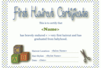 First Haircut Certificate. | Baby'S First Haircut, First intended for First Haircut Certificate